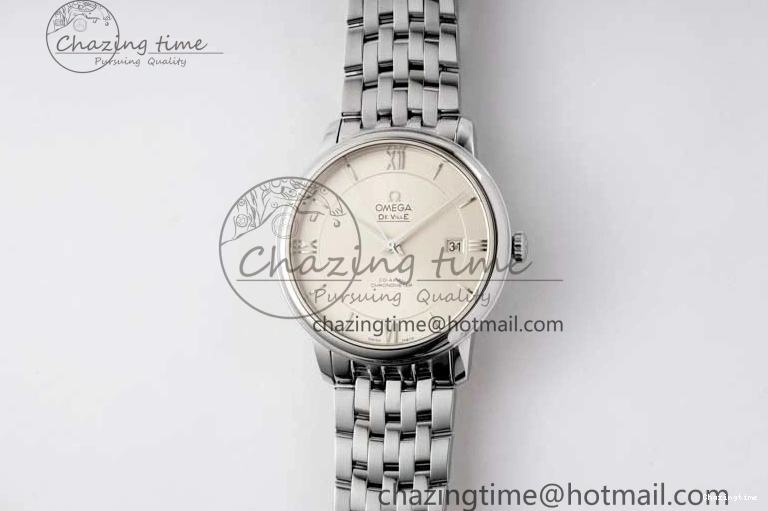 0311 Bright De Ville SS DIWF 1:1 Best Edition Silver Dial SS Markers on SS Bracelet MIYOTA 7848